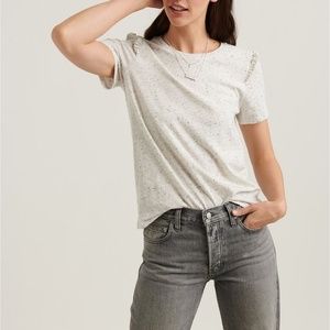 Lucky Brand Ruffle Crew Tee